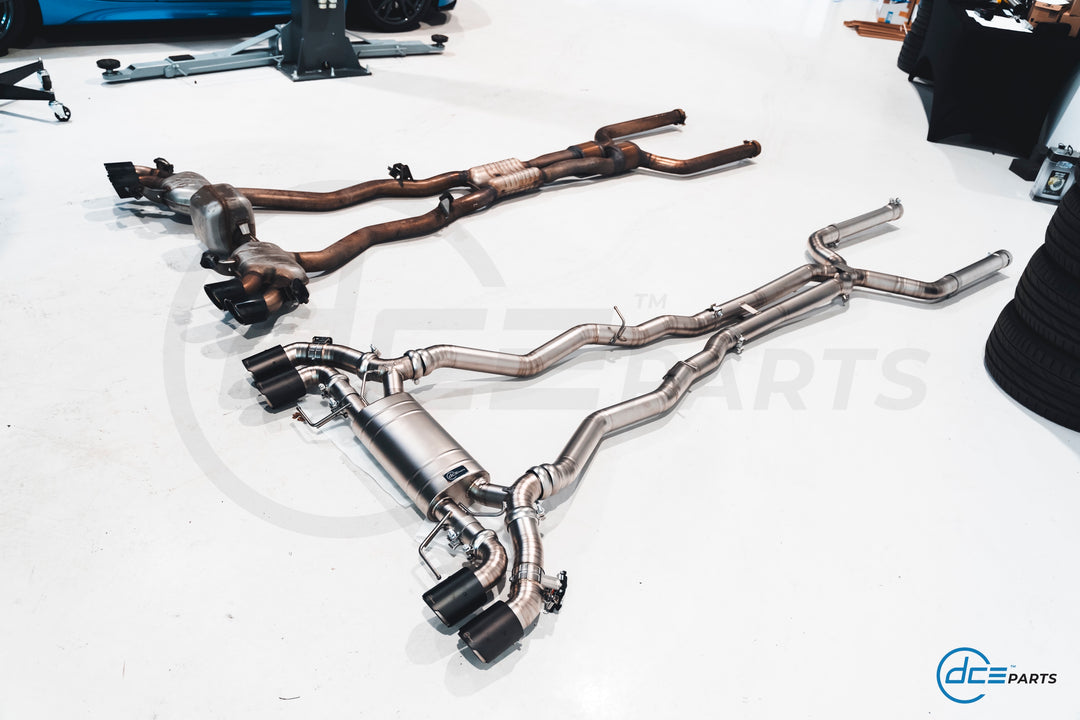 DCE Parts - BMW M5 F90 Titanium Catback Axleback Valvetronic Exhaust