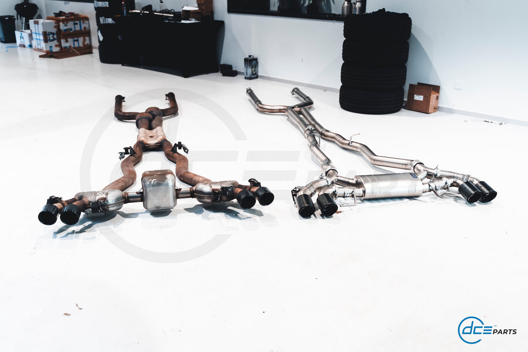 DCE Parts - BMW M5 F90 Titanium Catback Axleback Valvetronic Exhaust