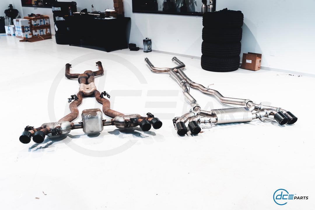 DCE Parts - BMW M5 F90 Titanium Catback Axleback Valvetronic Exhaust