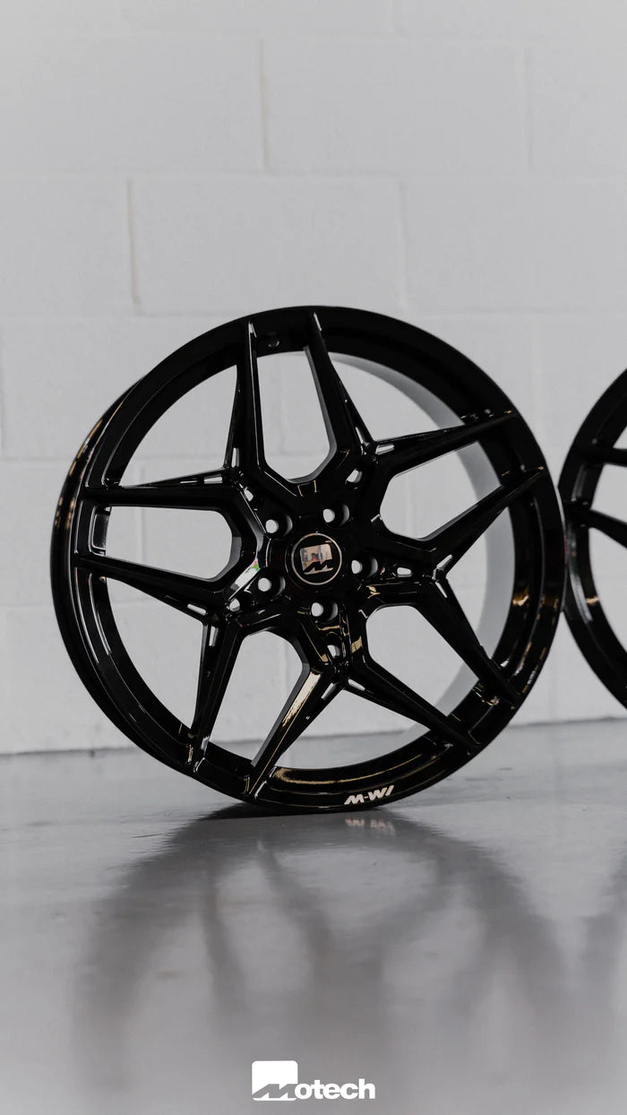 Motech Performance Wheels - BMW G42 220I 230I M240I M-W1 20" GLOSS BLACK MOTECH WHEEL