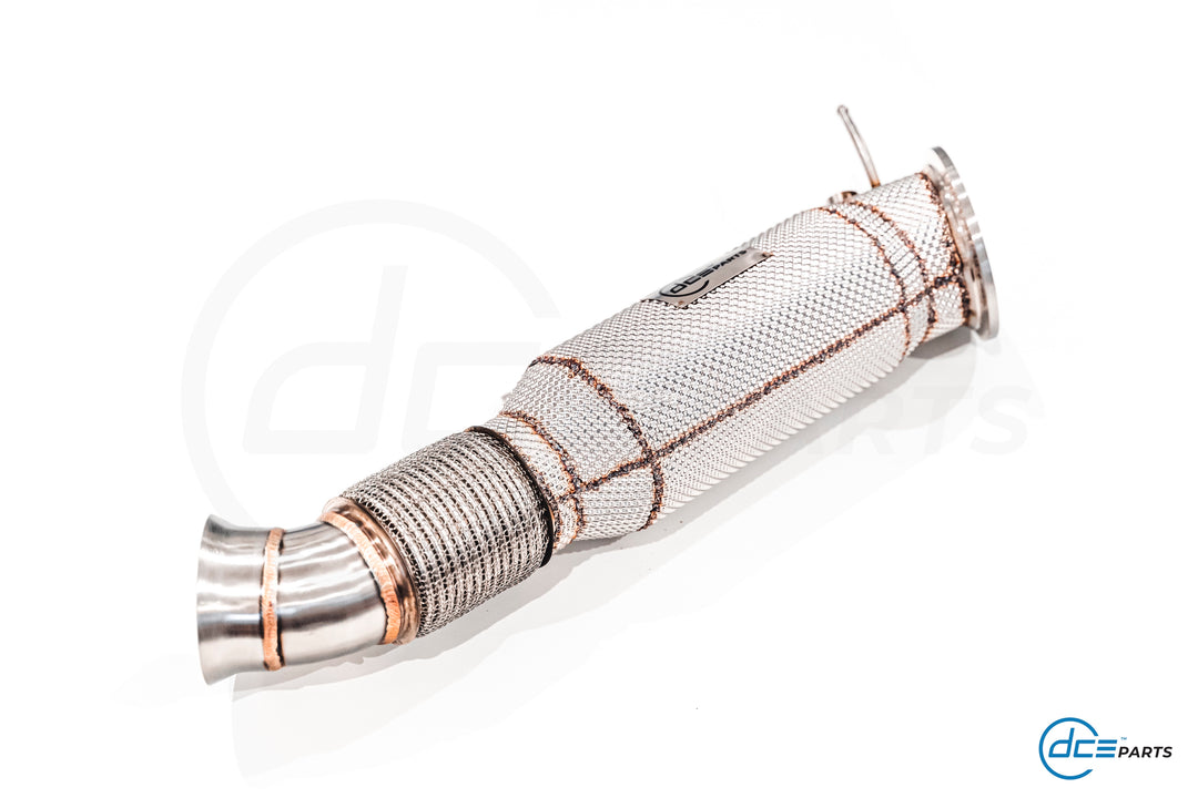 DCE Parts - B58 Downpipe - G01 X3 G02 X4 M40i G05 X5 G06 X6 G07 X7 40i SUV (OPF & V-Band Flange Type)