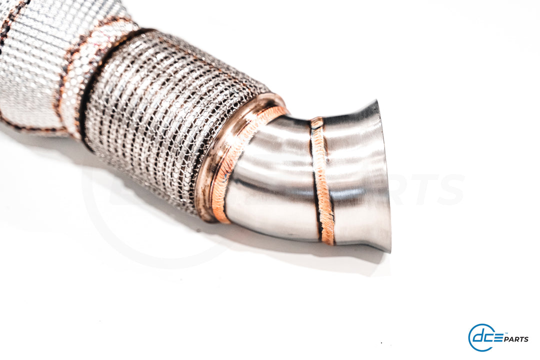DCE Parts - B58 Downpipe - G01 X3 G02 X4 M40i G05 X5 G06 X6 G07 X7 40i SUV (OPF & V-Band Flange Type)
