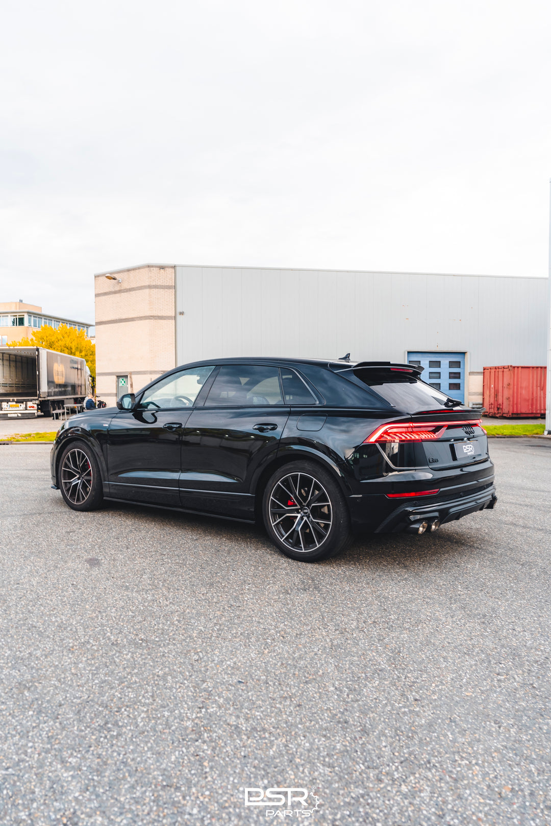 DCE Parts - Audi Q8 55 TFSI-E Axleback Slip On Valvetronic Exhaust Rear Muffler Quad Tip Conversion