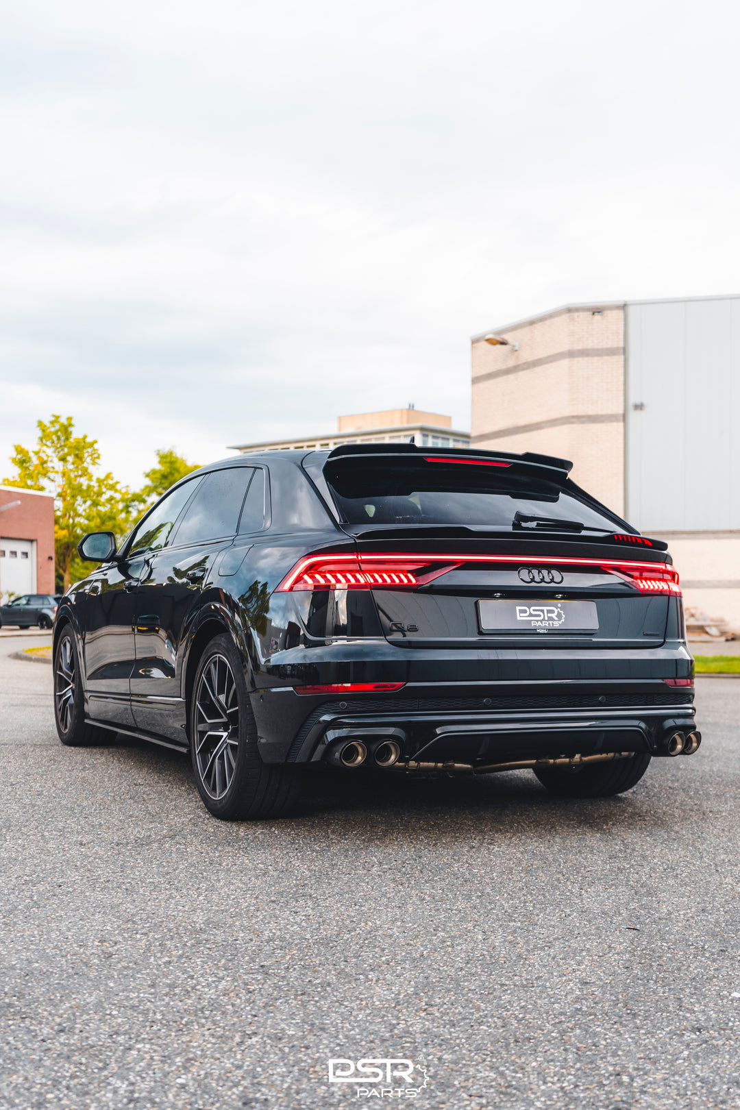 DCE Parts - Audi Q8 55 TFSI-E Axleback Slip On Valvetronic Exhaust Rear Muffler Quad Tip Conversion