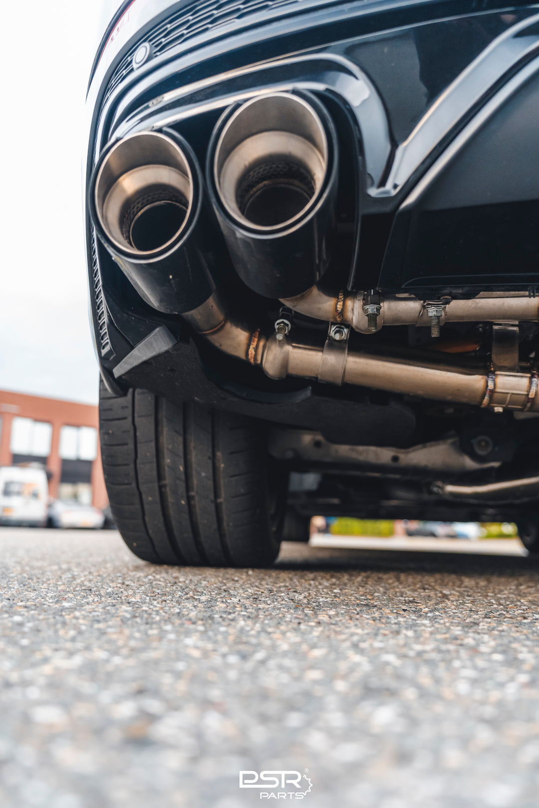 DCE Parts - Audi Q8 55 TFSI-E Axleback Slip On Valvetronic Exhaust Rear Muffler Quad Tip Conversion