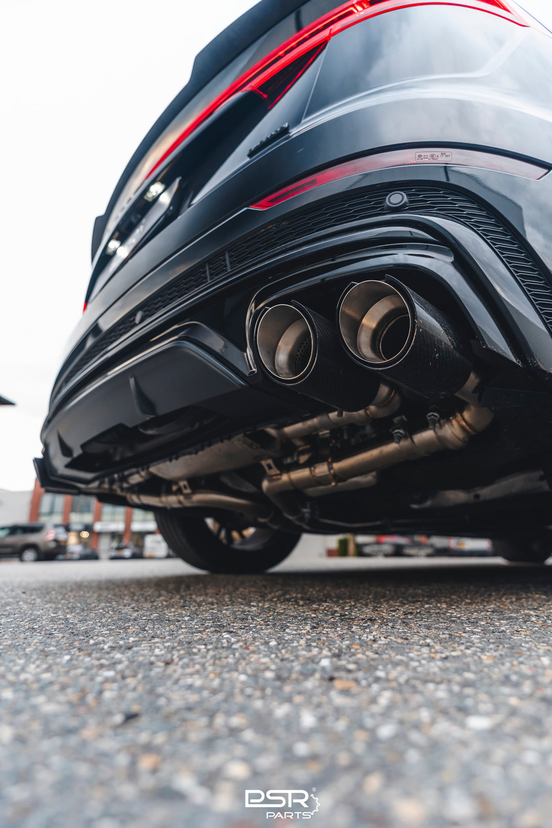 DCE Parts - Audi Q8 55 TFSI-E Axleback Slip On Valvetronic Exhaust Rear Muffler Quad Tip Conversion