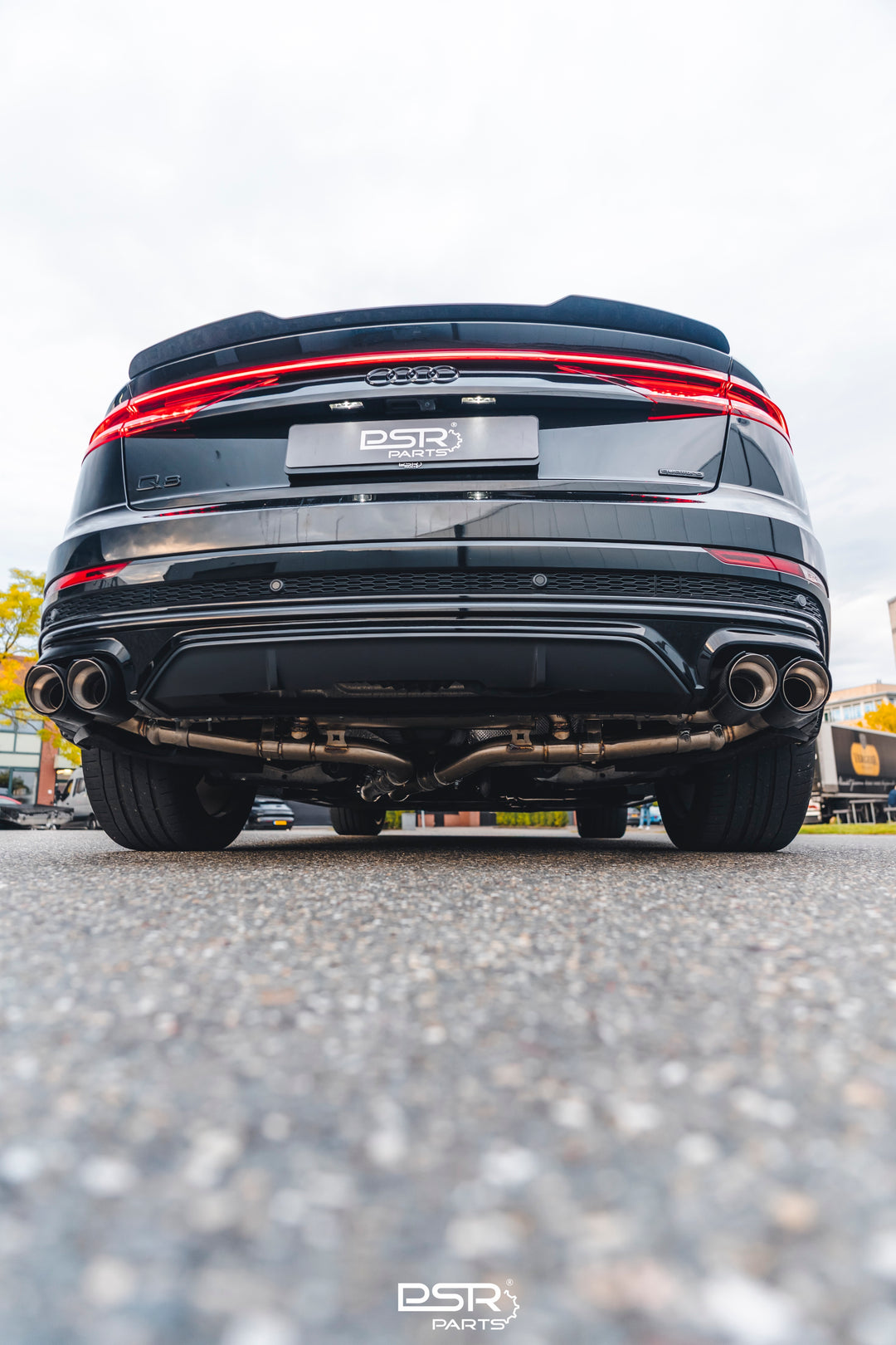 DCE Parts - Audi Q8 55 TFSI-E Axleback Slip On Valvetronic Exhaust Rear Muffler Quad Tip Conversion