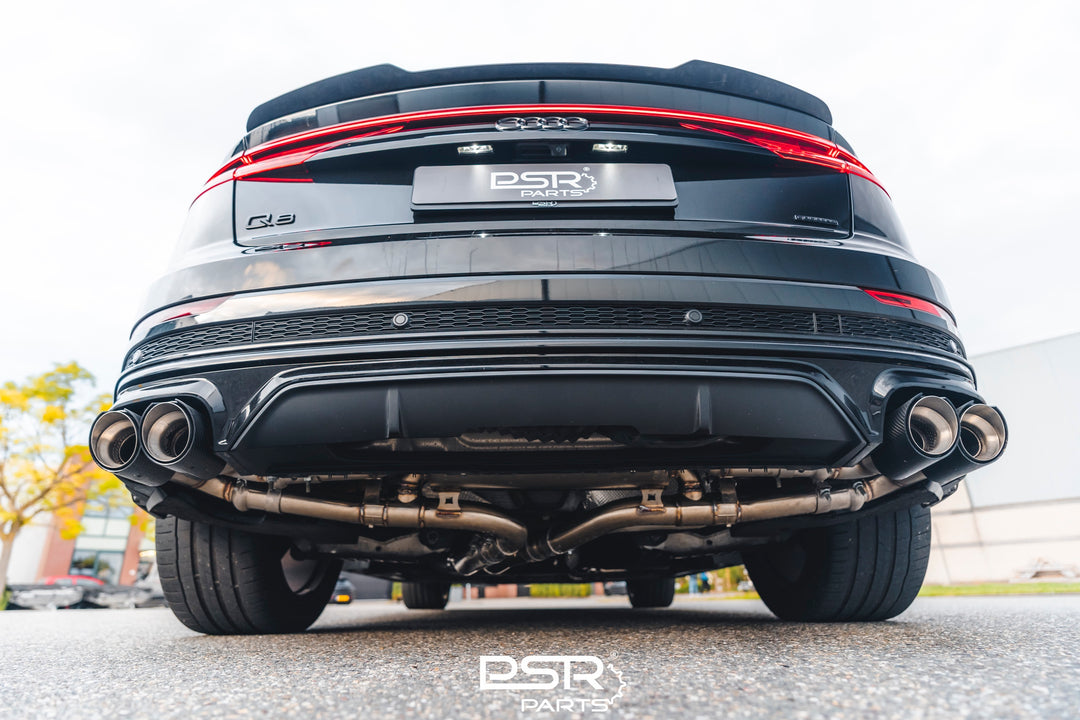 DCE Parts - Audi Q8 55 TFSI-E Axleback Slip On Valvetronic Exhaust Rear Muffler Quad Tip Conversion