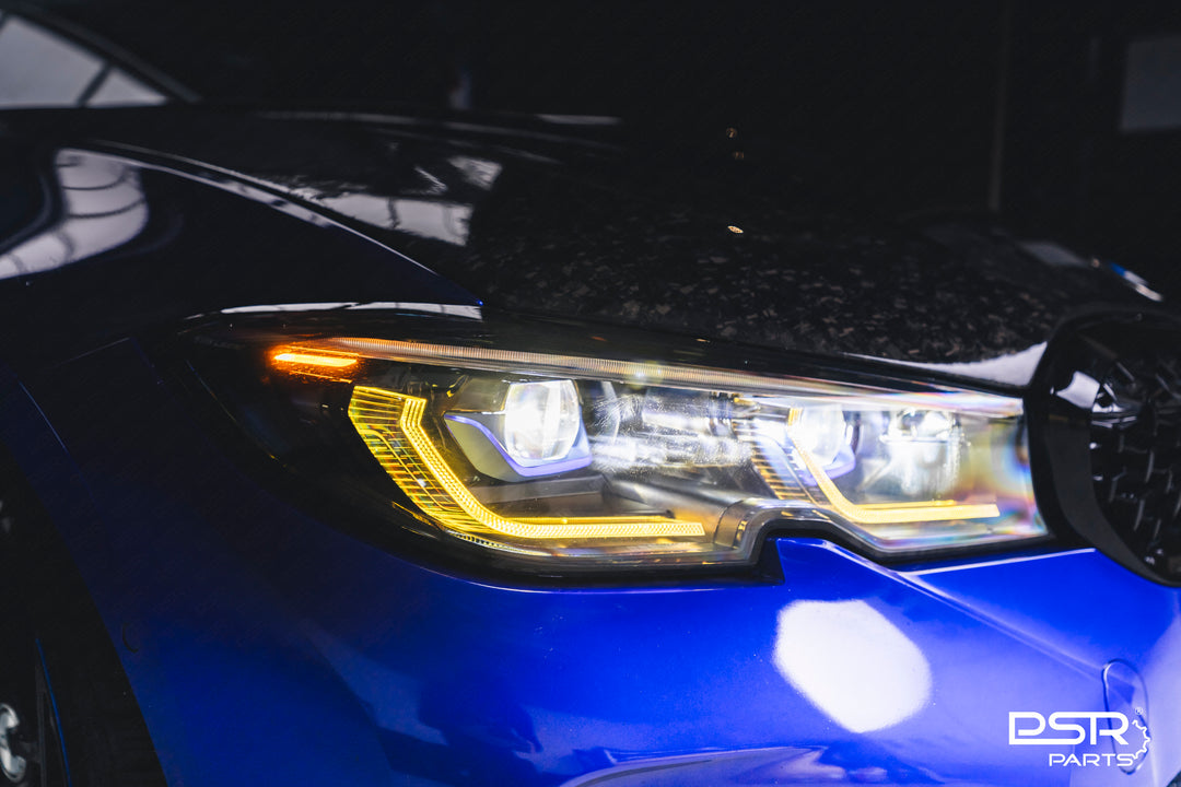 BMW G20 G21 3 Series Laser Style LED Headlights Switchable White/Yellow (2019 - 2022 LED & Adaptive LED - NON-LASER Only)