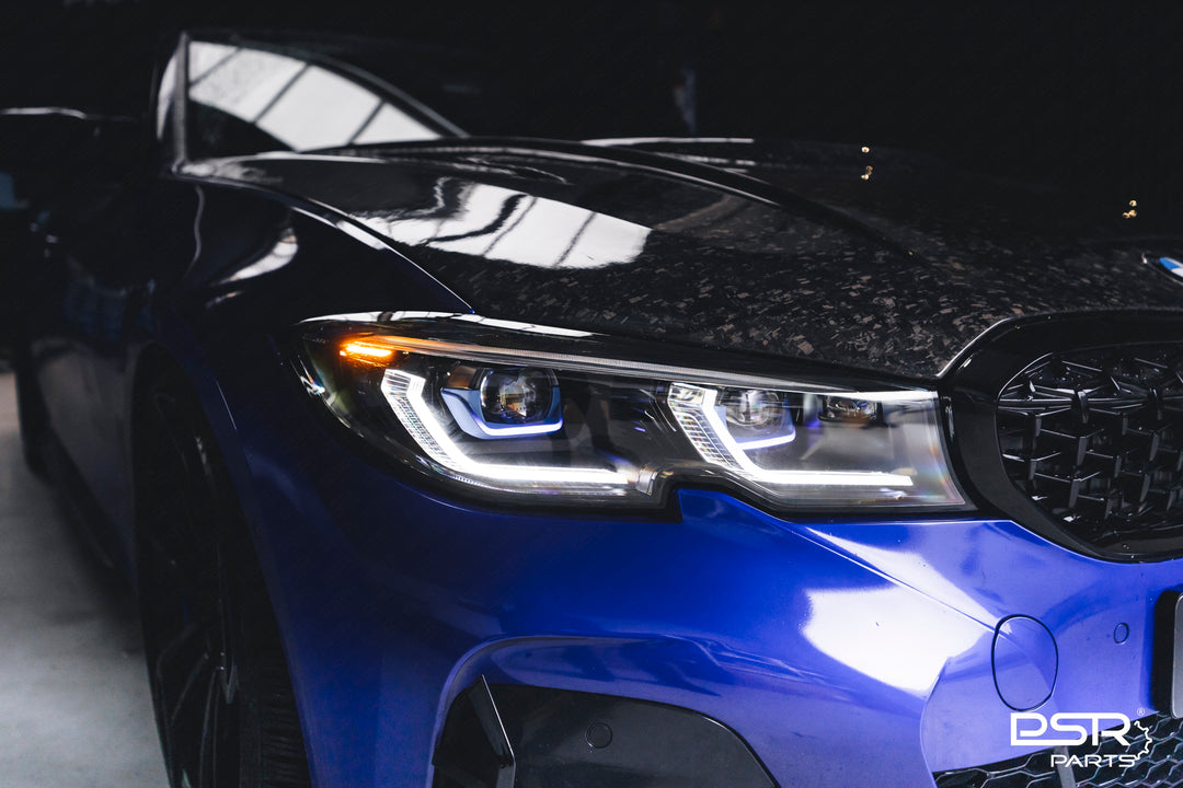 BMW G20 G21 3 Series Laser Style LED Headlights Switchable White/Yellow (2019 - 2022 LED & Adaptive LED - NON-LASER Only)