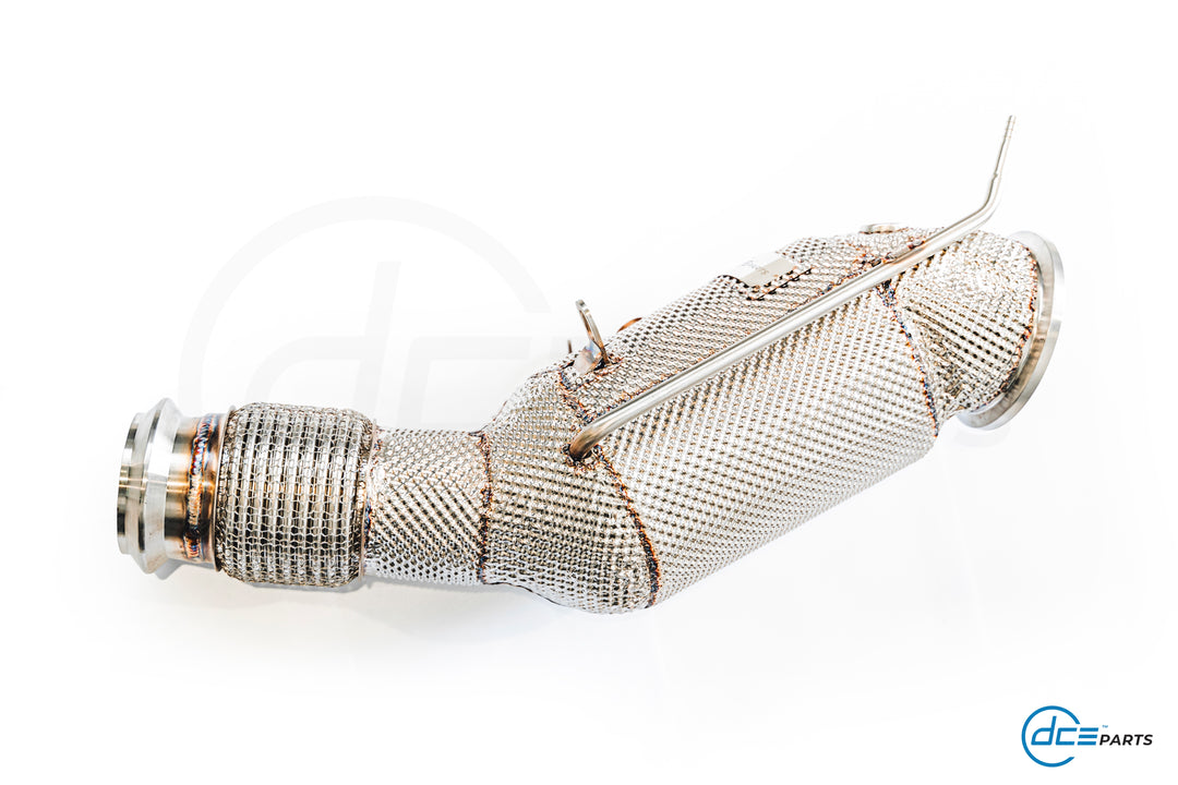 DCE Parts - B48 Downpipe - F & G Chassis - BMW 120I, 125I, 220I, 230I, 320I, 330E, 330I, 420I, 430I, 520I, 530I, 530E, 630I, 730I, 740E, X3 X4 20I 30I & XDRIVE, Supra A90 B48 - (OPF & V-Band Flange Type)