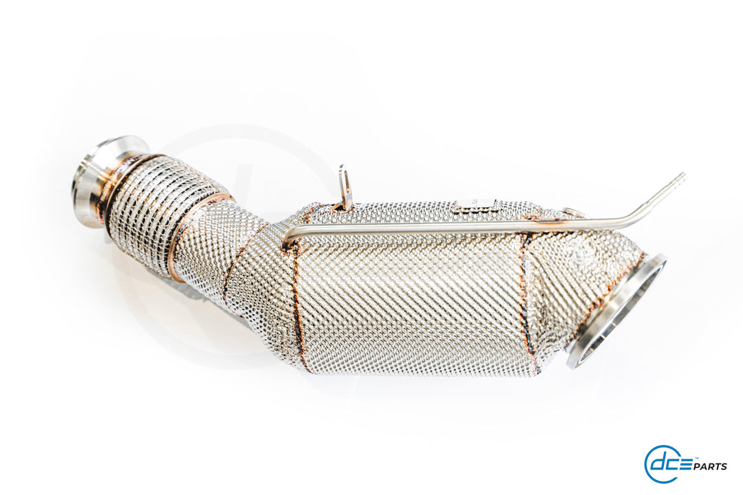 DCE Parts - B48 Downpipe - F & G Chassis - BMW 120I, 125I, 220I, 230I, 320I, 330E, 330I, 420I, 430I, 520I, 530I, 530E, 630I, 730I, 740E, X3 X4 20I 30I & XDRIVE, Supra A90 B48 - (OPF & V-Band Flange Type)