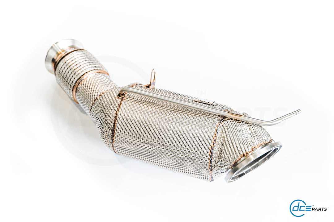 DCE Parts - B48 Downpipe - F & G Chassis - BMW 120I, 125I, 220I, 230I, 320I, 330E, 330I, 420I, 430I, 520I, 530I, 530E, 630I, 730I, 740E, X3 X4 20I 30I & XDRIVE, Supra A90 B48 - (OPF & V-Band Flange Type)