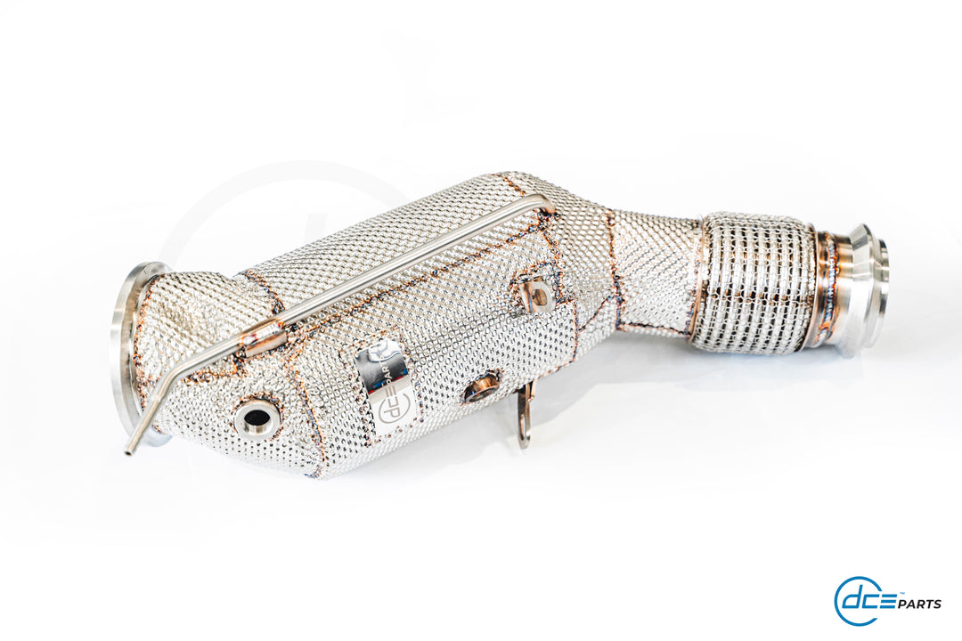 DCE Parts - B48 Downpipe - F & G Chassis - BMW 120I, 125I, 220I, 230I, 320I, 330E, 330I, 420I, 430I, 520I, 530I, 530E, 630I, 730I, 740E, X3 X4 20I 30I & XDRIVE, Supra A90 B48 - (OPF & V-Band Flange Type)
