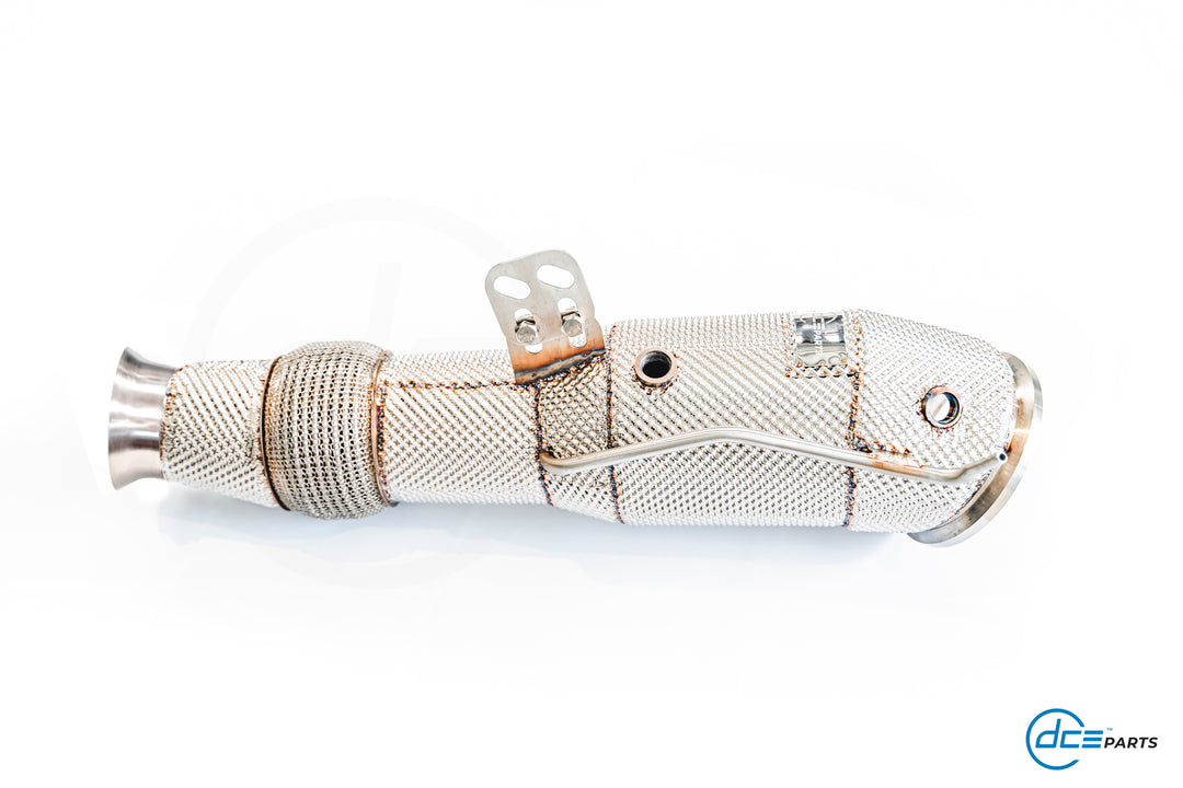 DCE Parts - 5.2 Inch B58 Downpipe - G01 X3 G02 X4 M40i G05 X5 G06 X6 G07 X7 40i SUV (OPF & V-Band Flange Type)