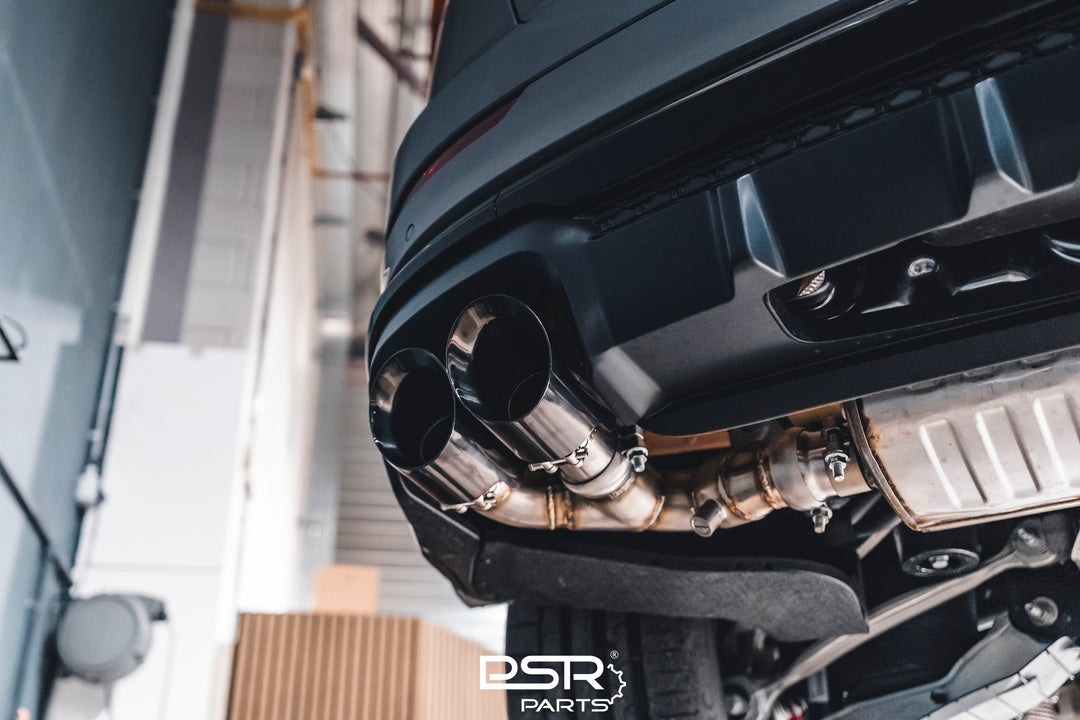 DCE Parts - Audi Q8 4M 55 TFSI-E / 60 TFSI-E Quad Exhaust Tips Conversion Plug and Play FACELIFT