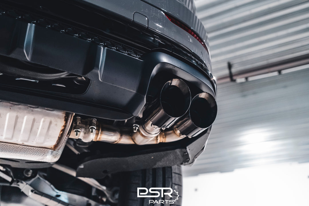 DCE Parts - Audi Q8 4M 55 TFSI-E / 60 TFSI-E Quad Exhaust Tips Conversion Plug and Play FACELIFT