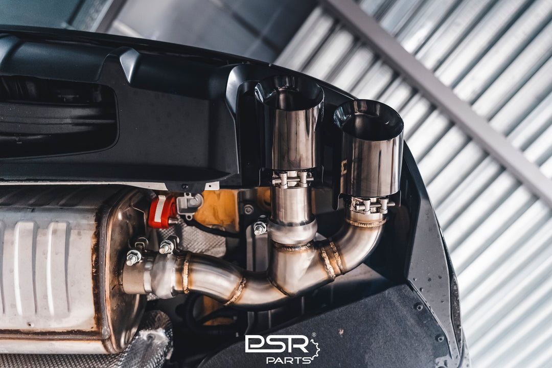 DCE Parts - Audi Q8 4M 55 TFSI-E / 60 TFSI-E Quad Exhaust Tips Conversion Plug and Play FACELIFT