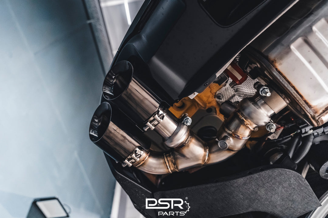 DCE Parts - Audi Q8 4M 55 TFSI-E / 60 TFSI-E Quad Exhaust Tips Conversion Plug and Play FACELIFT