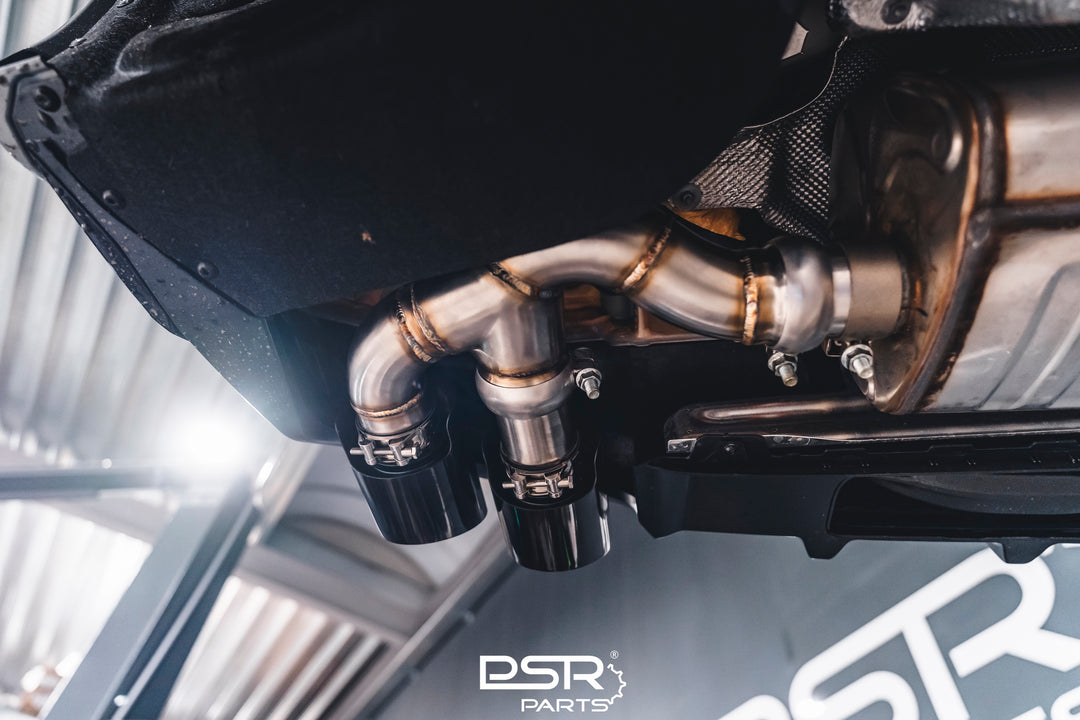 DCE Parts - Audi Q8 4M 55 TFSI-E / 60 TFSI-E Quad Exhaust Tips Conversion Plug and Play FACELIFT