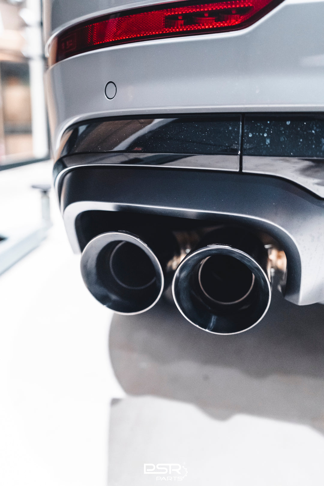 DCE Parts - Audi Q8 4M 55 TFSI-E / 60 TFSI-E Quad Exhaust Tips Conversion Plug and Play FACELIFT