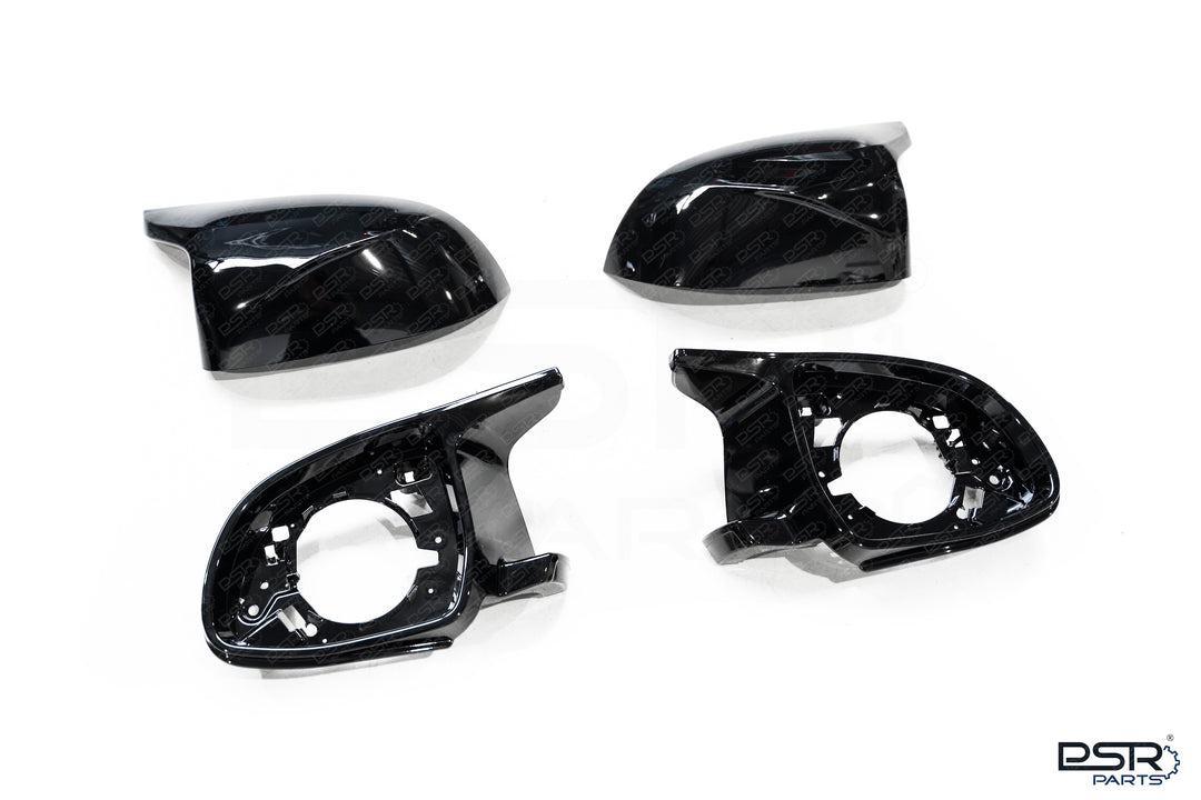 PSR Parts - Gloss Black Performance Wing Mirror Covers with Mirror Frame for BMW X Series (2018+, G01 G05 G07)