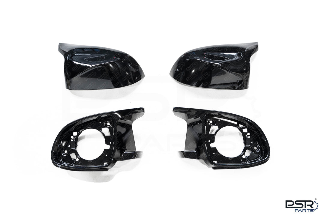 PSR Parts - Gloss Black Performance Wing Mirror Covers with Mirror Frame for BMW X Series (2018+, G01 G05 G07)