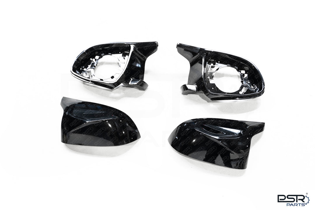 PSR Parts - Gloss Black Performance Wing Mirror Covers with Mirror Frame for BMW X Series (2018+, G01 G05 G07)