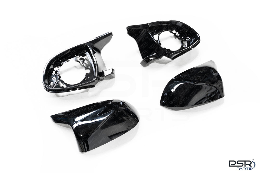 PSR Parts - Gloss Black Performance Wing Mirror Covers with Mirror Frame for BMW X Series (2018+, G01 G05 G07)