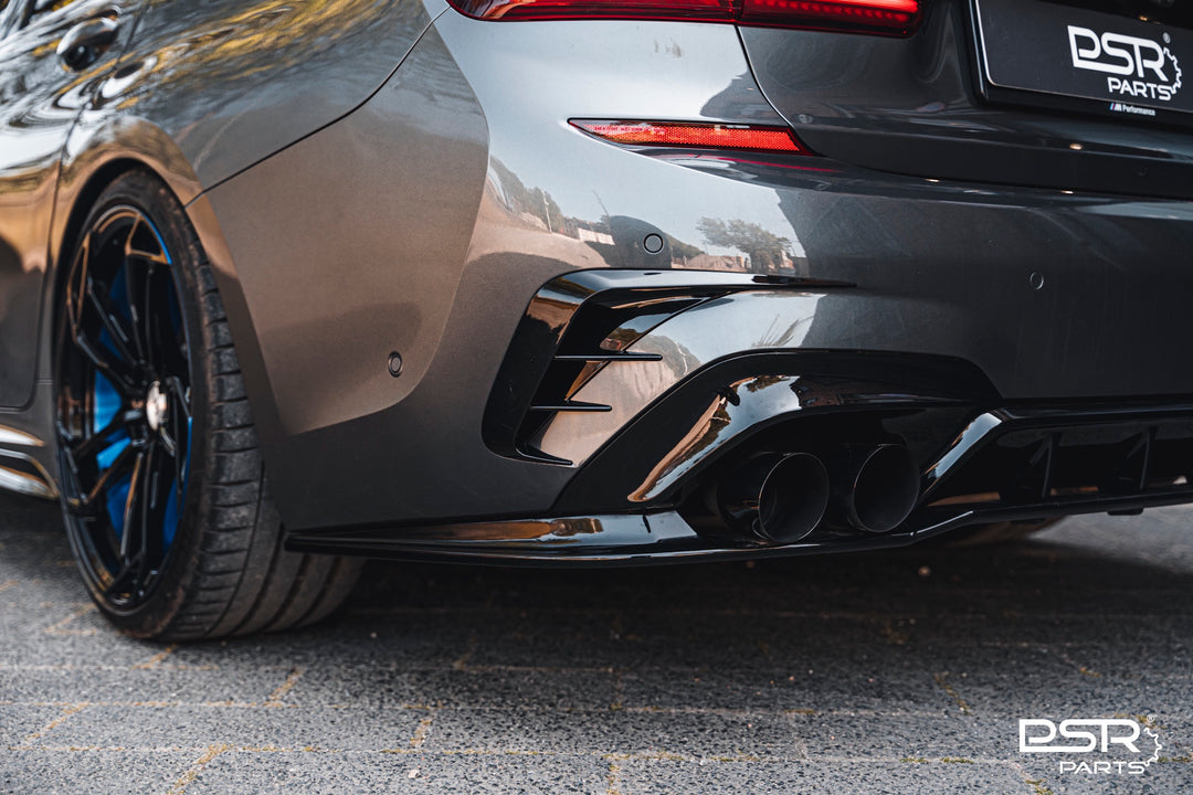 BMW G20 Rear Bumper Canards for BMW M-Sport Rear Bumper