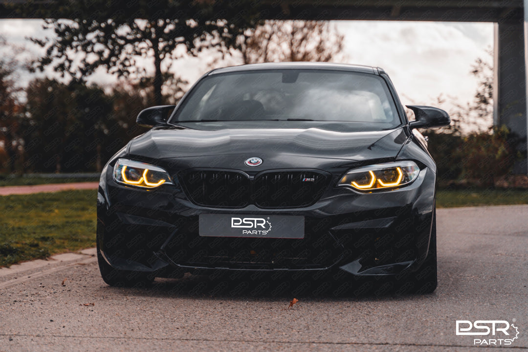 BMW F87 M2 N55 LCI & M2 Competition with LED Yellow CSL Headlight Daytime Running Light DRL Upgrade Module