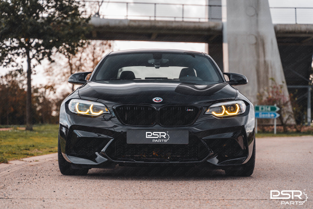 BMW F87 M2 N55 LCI & M2 Competition with LED Yellow CSL Headlight Daytime Running Light DRL Upgrade Module