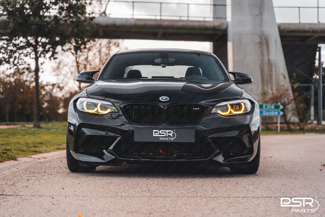 BMW F87 M2 N55 LCI & M2 Competition with LED Yellow CSL Headlight Daytime Running Light DRL Upgrade Module