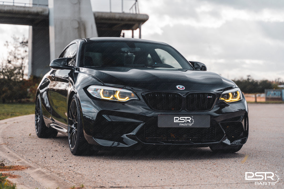 BMW F87 M2 N55 LCI & M2 Competition with LED Yellow CSL Headlight Daytime Running Light DRL Upgrade Module