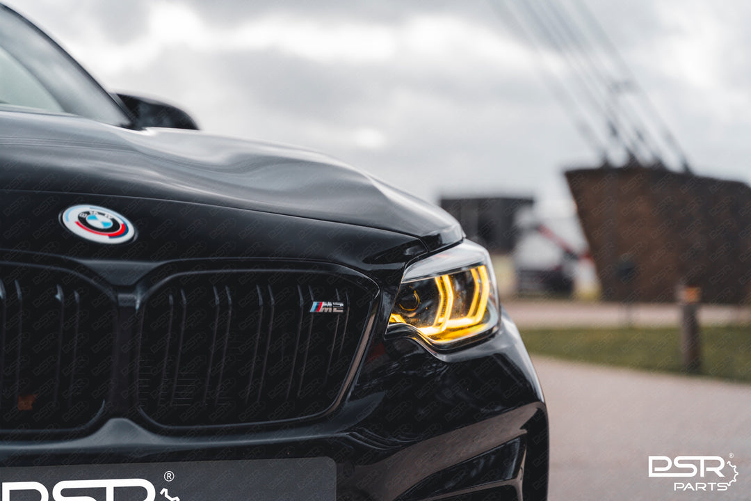 BMW F87 M2 N55 LCI & M2 Competition with LED Yellow CSL Headlight Daytime Running Light DRL Upgrade Module