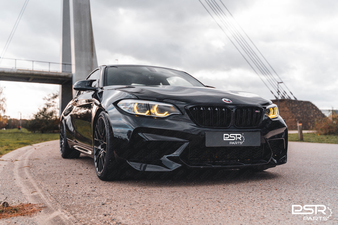 BMW F87 M2 N55 LCI & M2 Competition with LED Yellow CSL Headlight Daytime Running Light DRL Upgrade Module