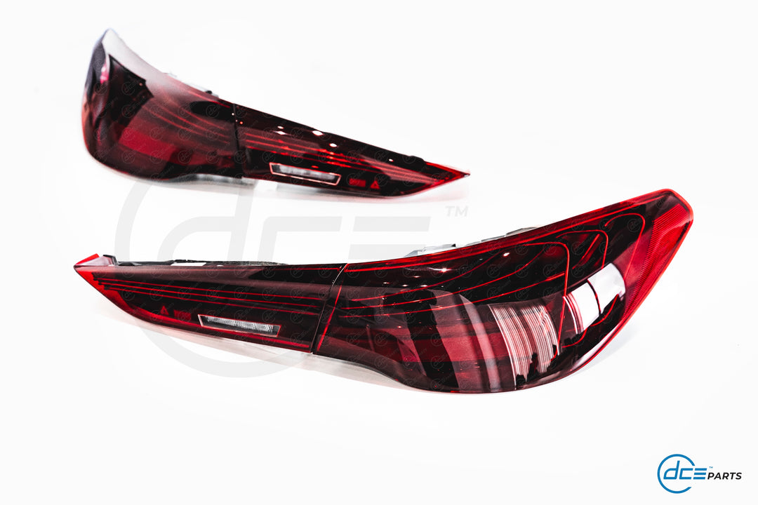 BMW 4 Series G22 G23 G26 M4 G82 G83 CSL Style Red Rear Tail Lights