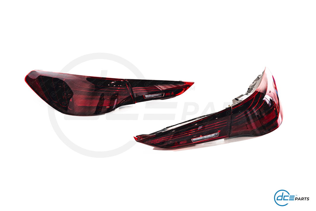 BMW 4 Series G22 G23 G26 M4 G82 G83 CSL Style Red Rear Tail Lights