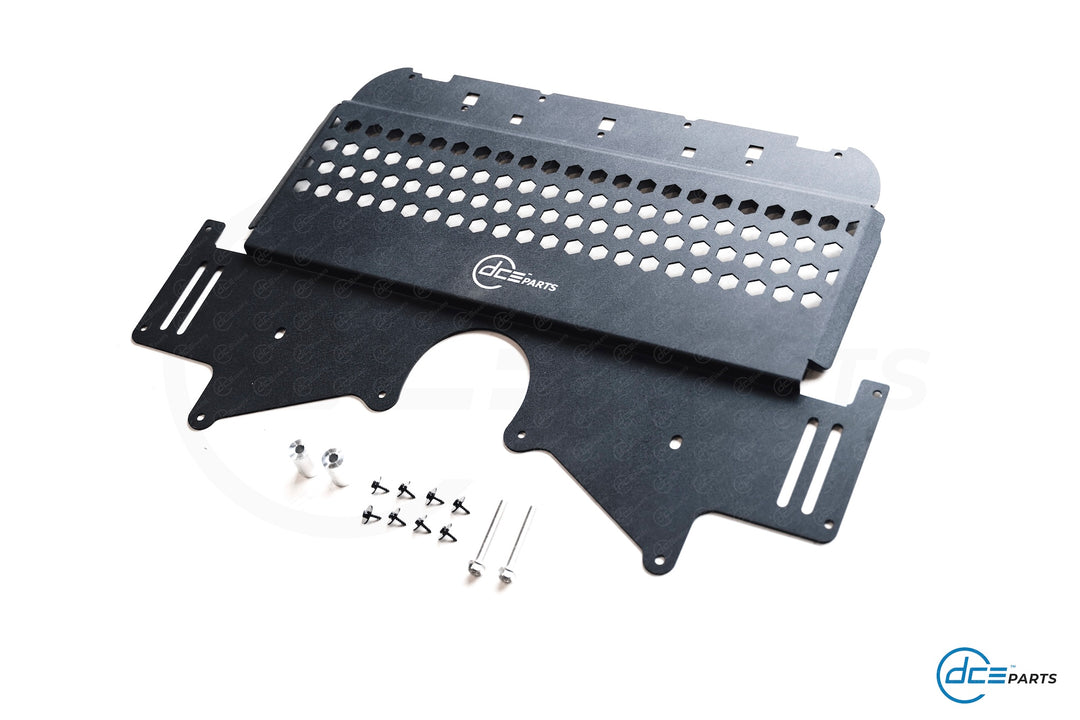 Aluminium Skid Plate BMW M2 G87, M3 G80 G81 & M4 G82 G83 Oil Cooler Guard by DCE Parts