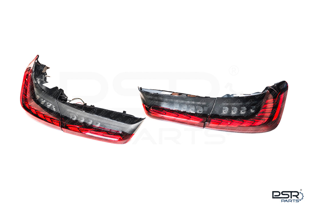 BMW 3 Series G20 M3 G80 OLED CS GTS LCI Style Dark Red Rear Tail Lights