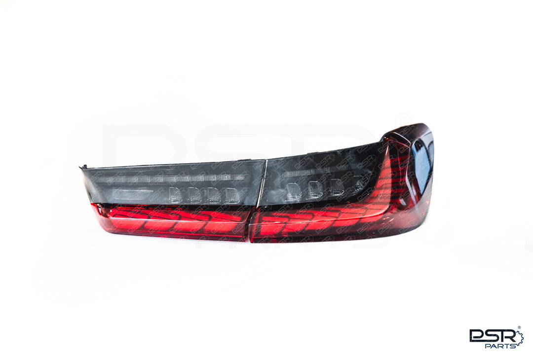 BMW 3 Series G20 M3 G80 OLED CS GTS LCI Style Dark Red Rear Tail Lights