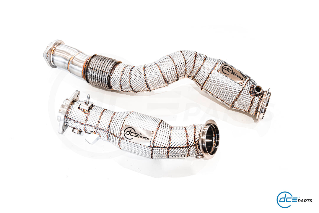 DCE Parts -  BMW S58B30 - BMW M3 G80 G81 / M4 G82 G83 S58 / G87 M2 - Catless / Catlook / High Flow Cat Downpipe