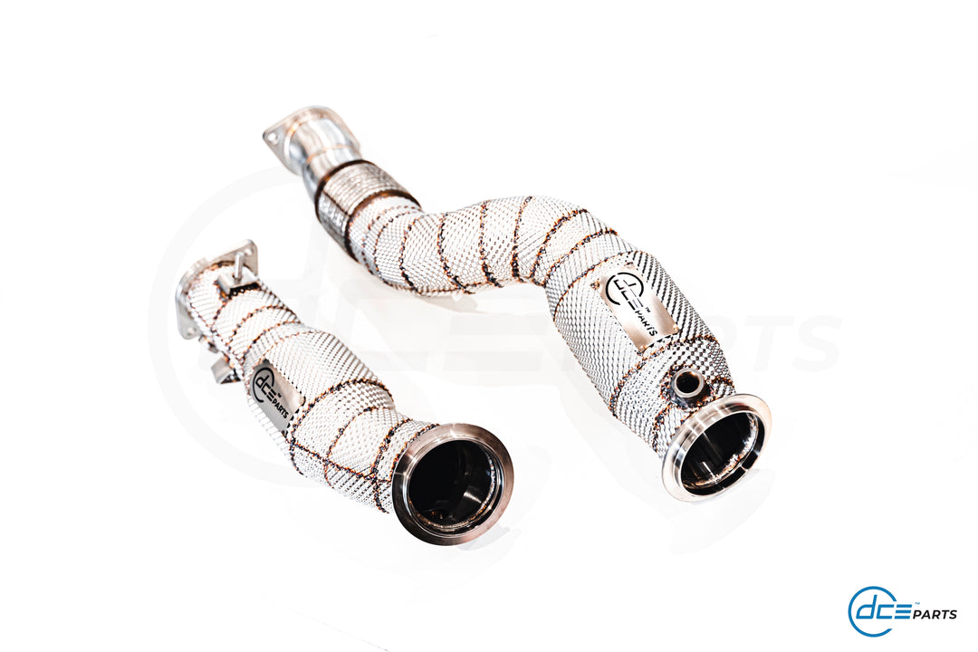 DCE Parts -  BMW S58B30 - BMW M3 G80 G81 / M4 G82 G83 S58 / G87 M2 - Catless / Catlook / High Flow Cat Downpipe