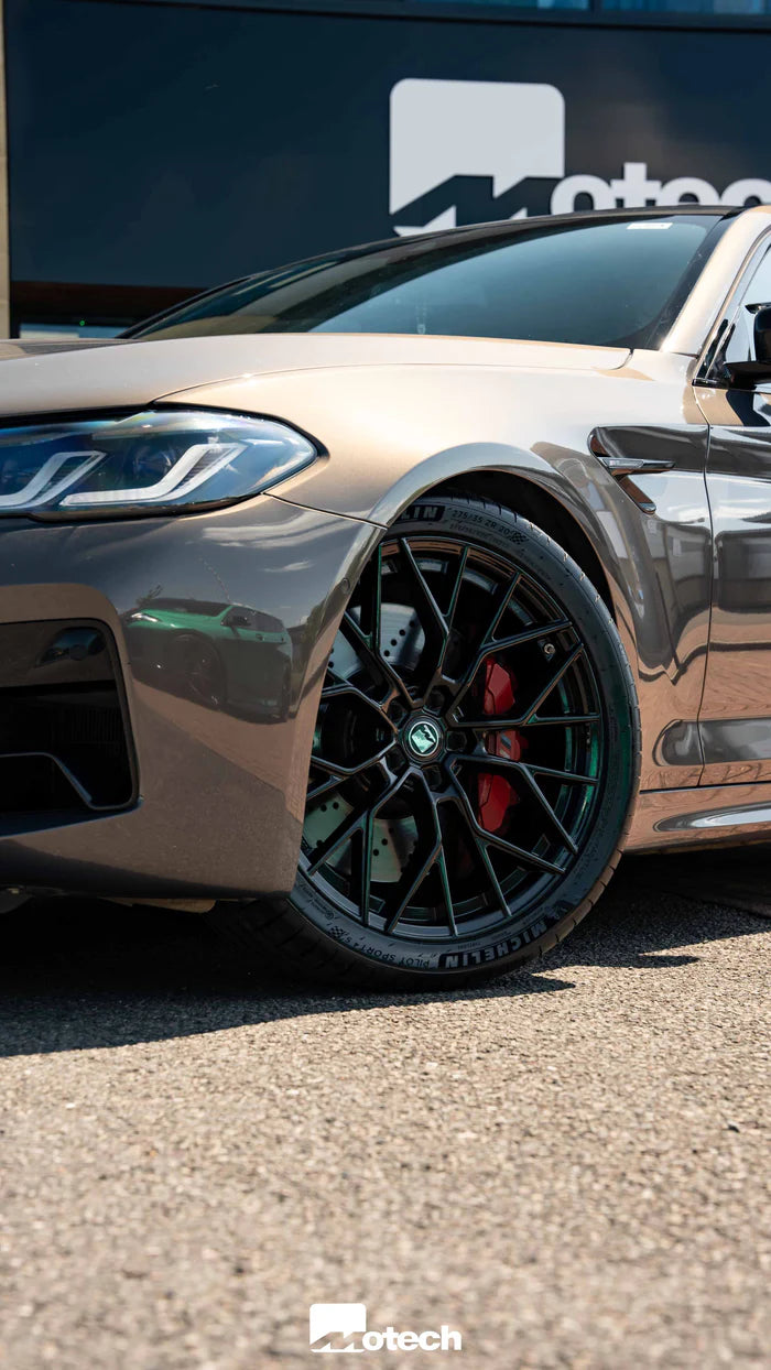 Motech Performance Wheels - M5 F90 M-W3 20" GLOSS BLACK MOTECH WHEEL