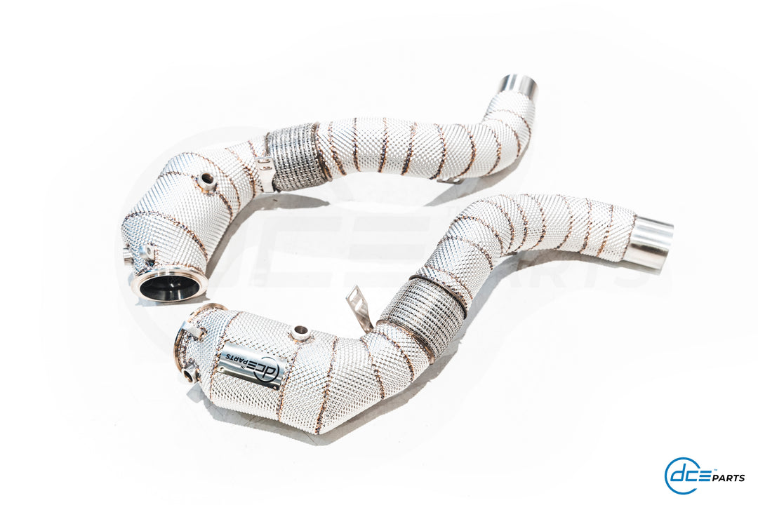 DCE Parts -  BMW N63R G30 M550i G14 G15 G16 M850i G11 G12 750i G05 G06 X5 X6 M60i G07 X7 M50i Downpipe