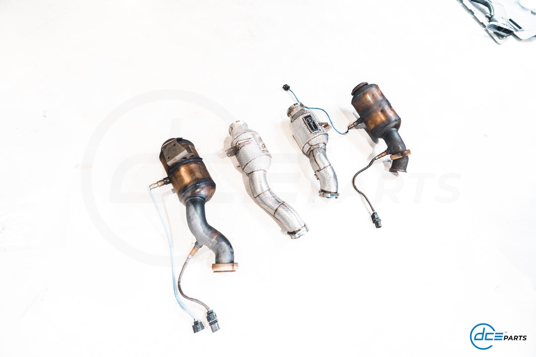 DCE Parts - Mercedes-Benz GLC43 AMG 3.0T X253 - High Flow Cat / Catless Downpipe with Heat Shield