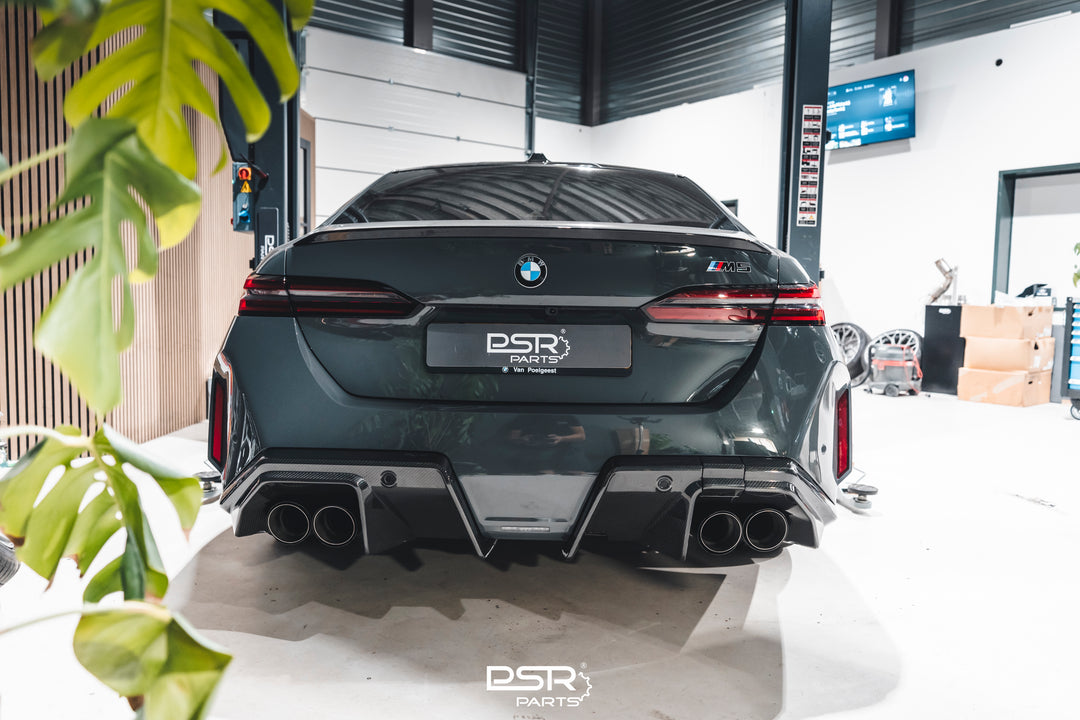 DCE Parts - BMW G90 M5 G99 M5 Stainless Steel - Titanium Catback Axleback Valved Exhaust - 3.5 Inch | 90mm Midpipe
