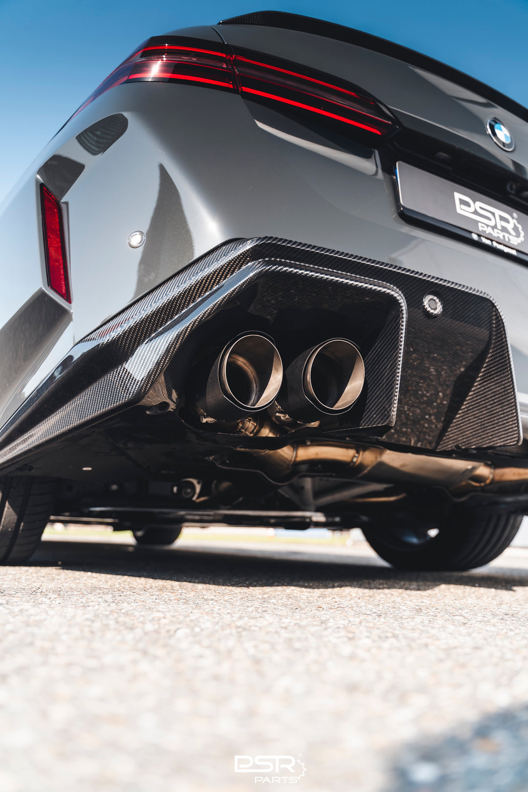 DCE Parts - BMW G90 M5 G99 M5 Stainless Steel - Titanium Catback Axleback Valved Exhaust - 3.5 Inch | 90mm Midpipe