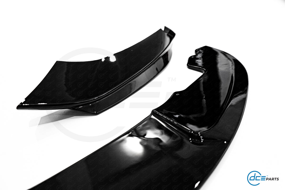 BMW 4 Series F32/F33/F36 Gloss Black MP Style 3-Piece Splitter and Flaps for M-Sport Front Bumper