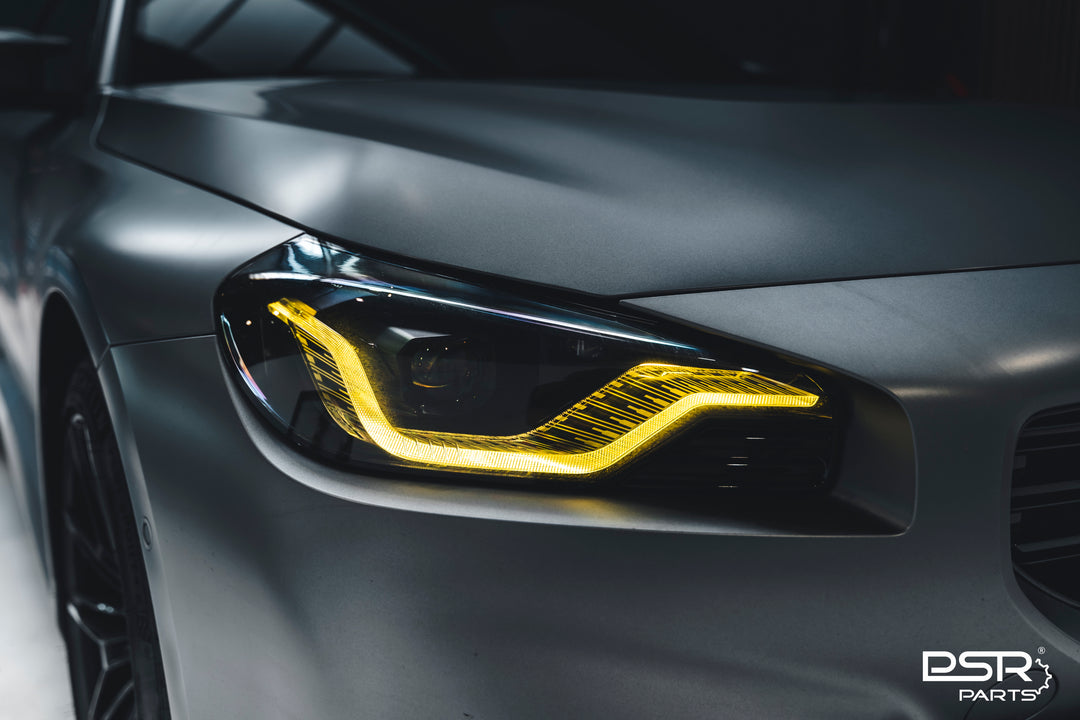 BMW G42 220i 230i M240i & G87 M2 Euro Spec Yellow CSL Headlight Daytime Running Light DRL Upgrade Module WITH HEATSINK